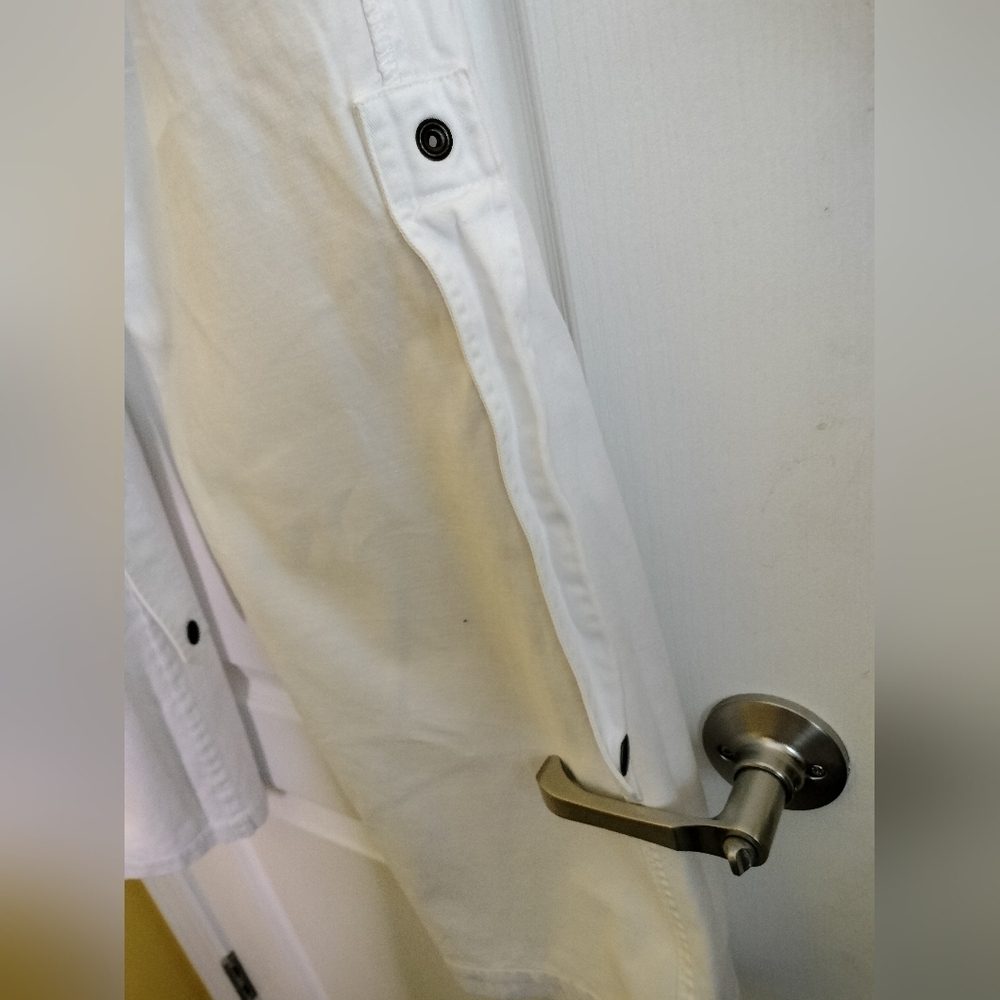 Newport News White Cottagecore Wide-Leg Versatile Cargo Pants - Picture 10 of 14